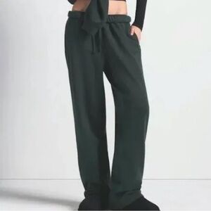 Skims Cotton Fleece  Spruce  Classic Straight leg Pants 4XL